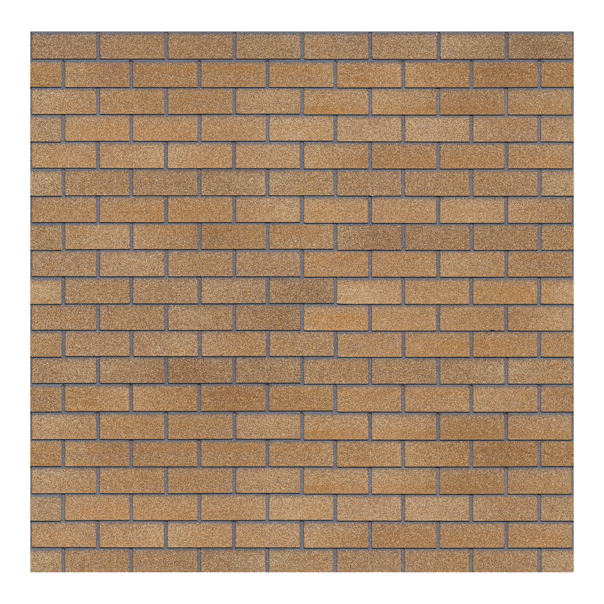 Битумная фасадная плитка Технониколь HAUBERK кирпич Песчаный, 2 кв.м. купить в Новороссийске