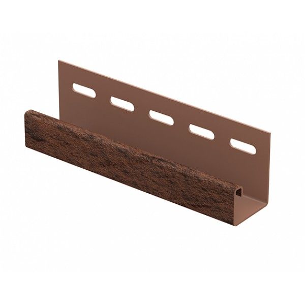 J-планка Ю-Пласт Стоун Хаус Камень, Жженый купить в Новороссийске