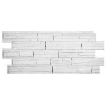 Фасадная панель T-Сайдинг, Альпийская Сказка, Белый