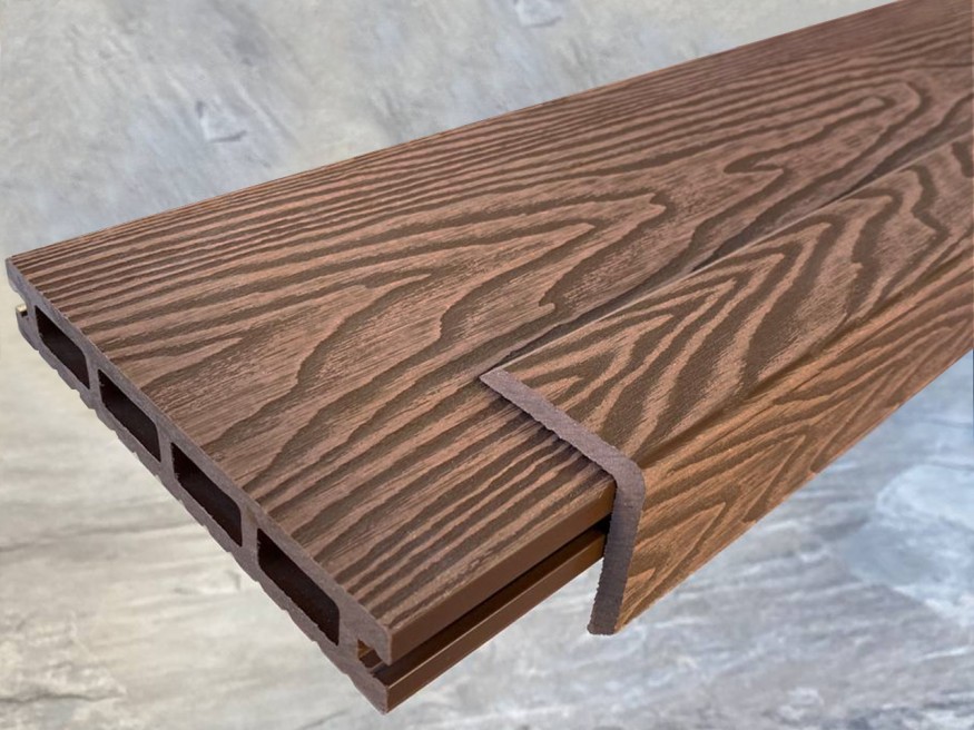 Террасная доска ДПК EasyDecking, Wood-X, Коричневый купить в Новороссийске