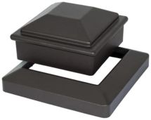 Комплект алюминиевой крышки и юбки для столба Polivan SINGARAJA.