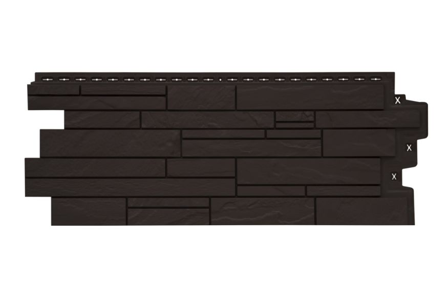 Фасадная панель Grand Line Скала Classic, Шоколадный купить в Новороссийске
