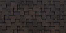 Гибкая черепица EURASIA Docke, Лабиринт, Коричневый