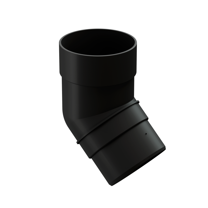 Колено 72˚ для водосточной трубы Docke Premium, Карбон купить в Новороссийске