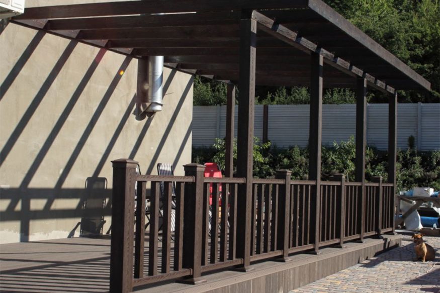 Комплект ограждения Holzhof Венге купить в Новороссийске