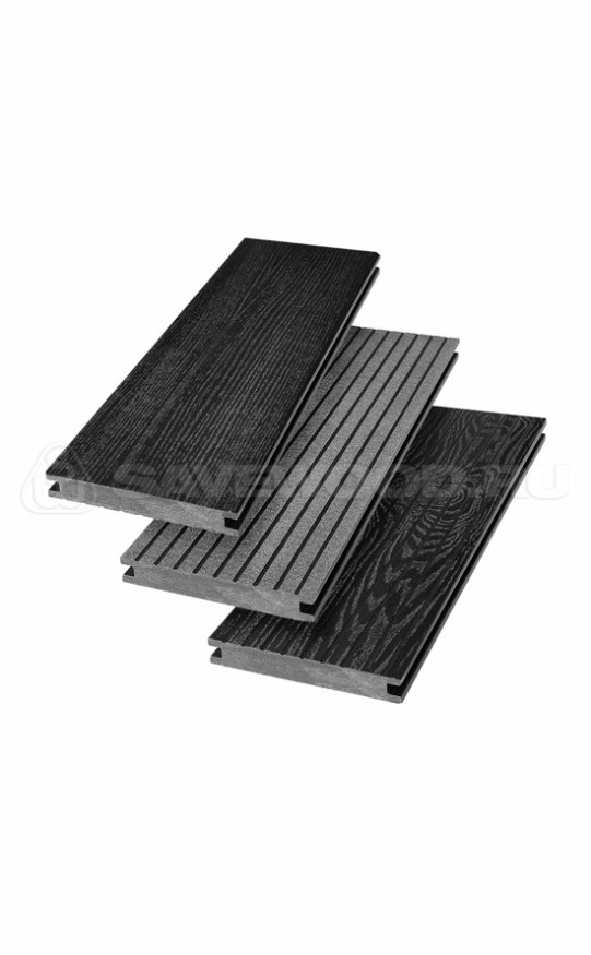 Террасная доска ДПК SaveWood, SW Fraxinus (R), Черный купить в Новороссийске