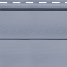 Виниловый сайдинг Fineber, BLOCKHOUSE, Цвет серо-голубой.