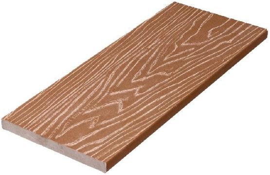 Полнотелая заборная доска ДПК NanoWood цвета Орех купить в Новороссийске