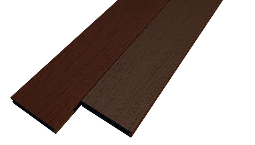 Mahogany / Milk Chocolate | Двухсторонняя террасная доска WOODVEX Dual купить в Новороссийске