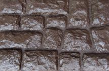 Фасадная панель Аэлит Крупный камень Коричневый