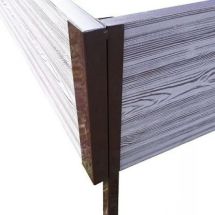 Угловой металлический элемент 90° для доски 150x25 мм Holzhof