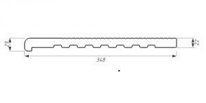 Ступени из ДПК WOODVEX Select Графит купить в Новороссийске