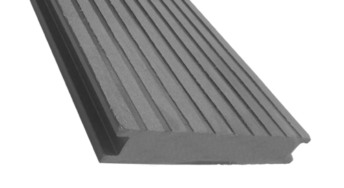 Террасная доска ECODECKING Premium из ДПК в сером цвете купить в Новороссийске
