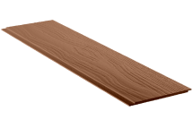 Фиброцементный сайдинг Фибростар Одноцветный 190x3000x8 мм КР 25 Гончарная Глина