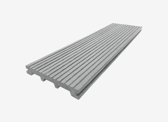 Террасная доска из ДПК RusDecking Unodeck Titanio - Цвет Серый купить в Новороссийске
