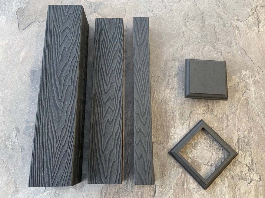 Перила для ограждений из ДПК EasyDecking, Wood-X, Черное дерево купить в Новороссийске