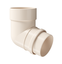 Колено водосточное 72˚ Docke Lux, Латте