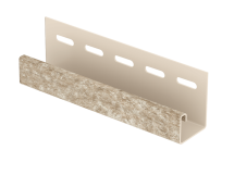 J-планка Ю-Пласт Стон Хаус Кварцит, Светло-Бежевый