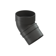 Колено водосточное 45°, Docke Standard, Серый цвет