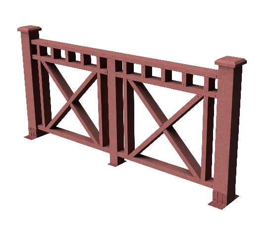 Декоративное ограждение из ДПК GRINDERDECO Виктория мербау купить в Новороссийске