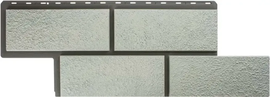 Фасадная панель Альта-Профиль Неаполитанский камень Белый купить в Новороссийске