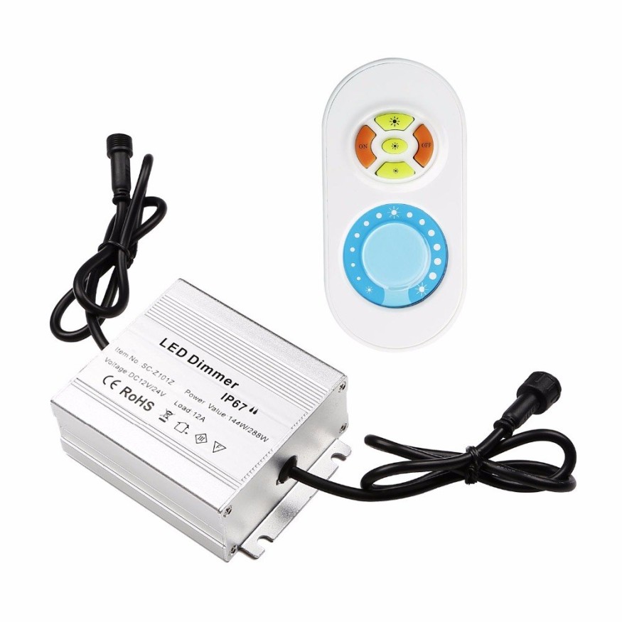 LED Диммер IP67 с дистанционным управлением до 60W Woodvex купить в Новороссийске