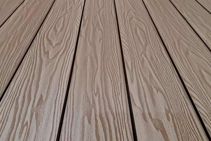 Террасная доска ДПК Terrapol Смарт 3D (Полнотелая без паза) Тик Киото купить в Новороссийске