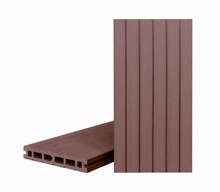 Террасная доска ДПК Terrapol Классик (Пустотелая с пазом) Орех Милано купить в Новороссийске