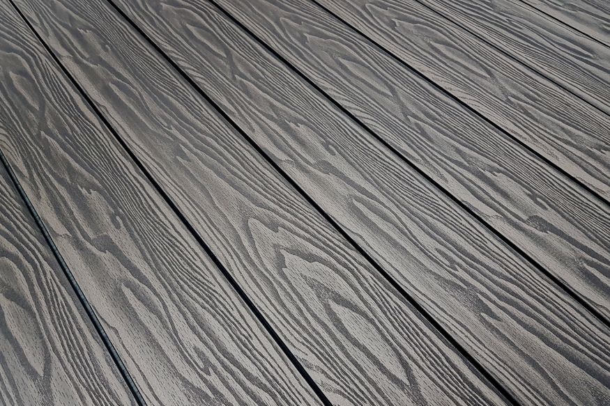 Террасная доска из ДПК Terrapol Смарт 3D (Полнотелая без паза) Черное дерево купить в Новороссийске