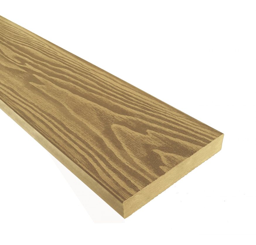 Террасная доска ДПК Terrapol Смарт 3D (Полнотелая без паза) Дуб Севилья купить в Новороссийске