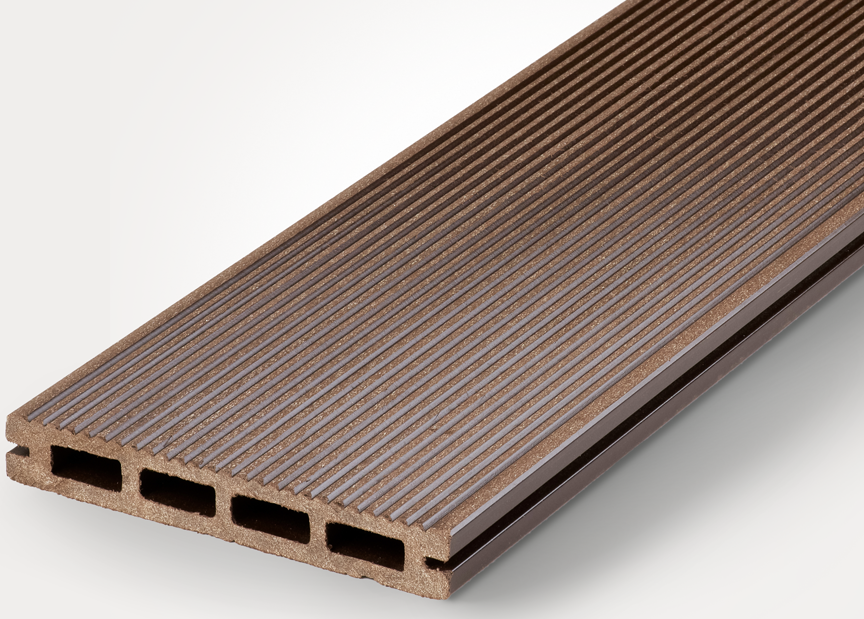 Террасная доска NanoWood «Lite» ECO в шоколадном цвете. купить в Новороссийске