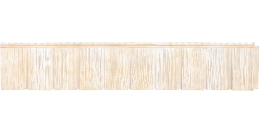 Фасадная панель Grand Line (Я Фасад), Сибирская Дранка, Слоновая кость купить в Новороссийске