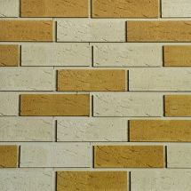 Фасадная плитка Кирисс Фасад, Трехцветный клинкерный кирпич №12