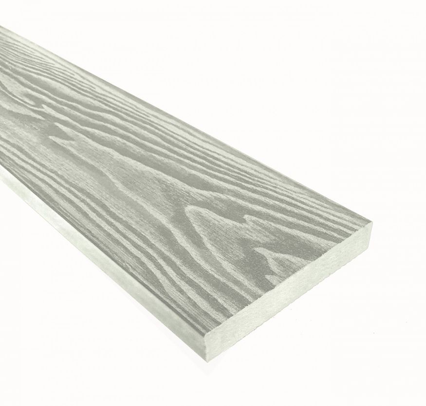 Террасная доска ДПК Terrapol Смарт 3D (Полнотелая без паза) Дуб белёный купить в Новороссийске