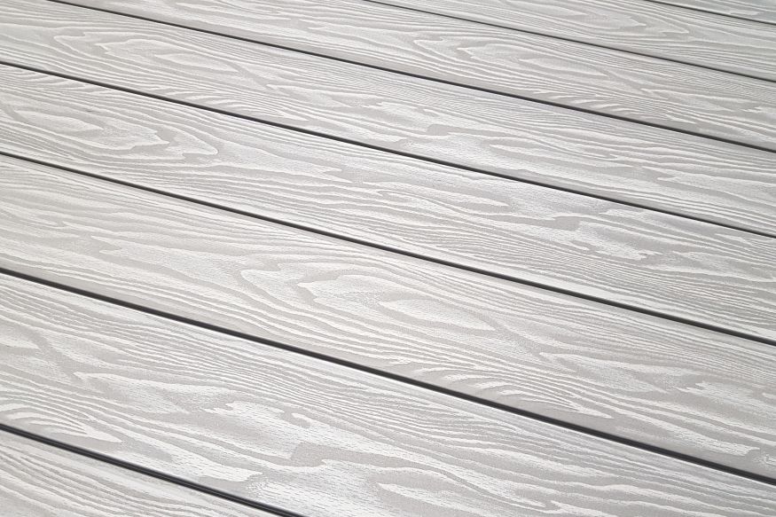 Террасная доска ДПК Terrapol Смарт 3D (Полнотелая без паза) Дуб белёный купить в Новороссийске