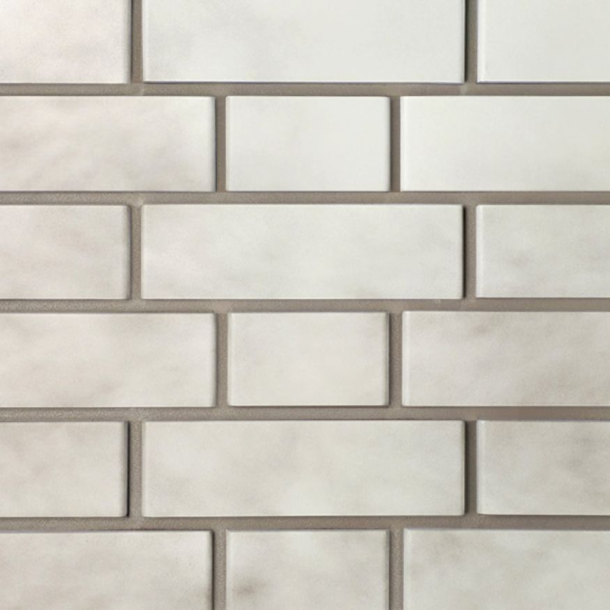 Фасадная панель FineBer, Кирпич облицовочный 3D, Бело-коричневый купить в Новороссийске