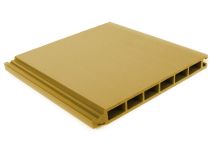 Стеновая панель из ДПК Aй-Техпласт золотого цвета