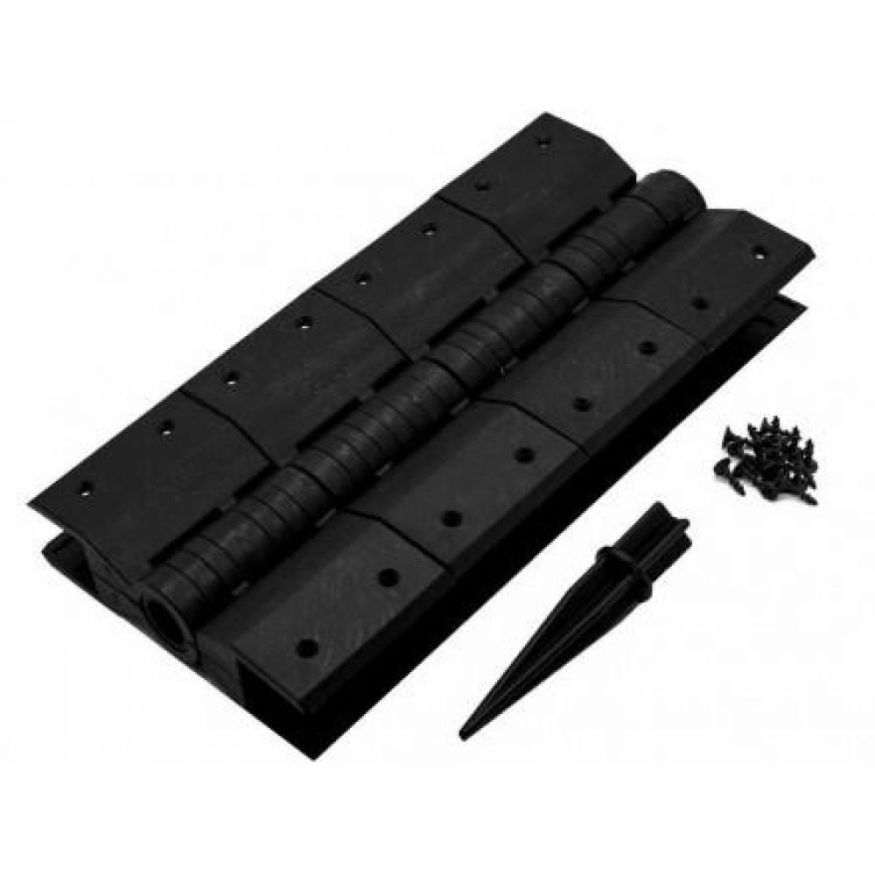 Угловой соединительный шарнир для грядок ДПК 300мм черный купить в Новороссийске