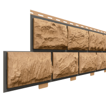 Фасадная панель Доломит, Альпийский классик, Оникс.