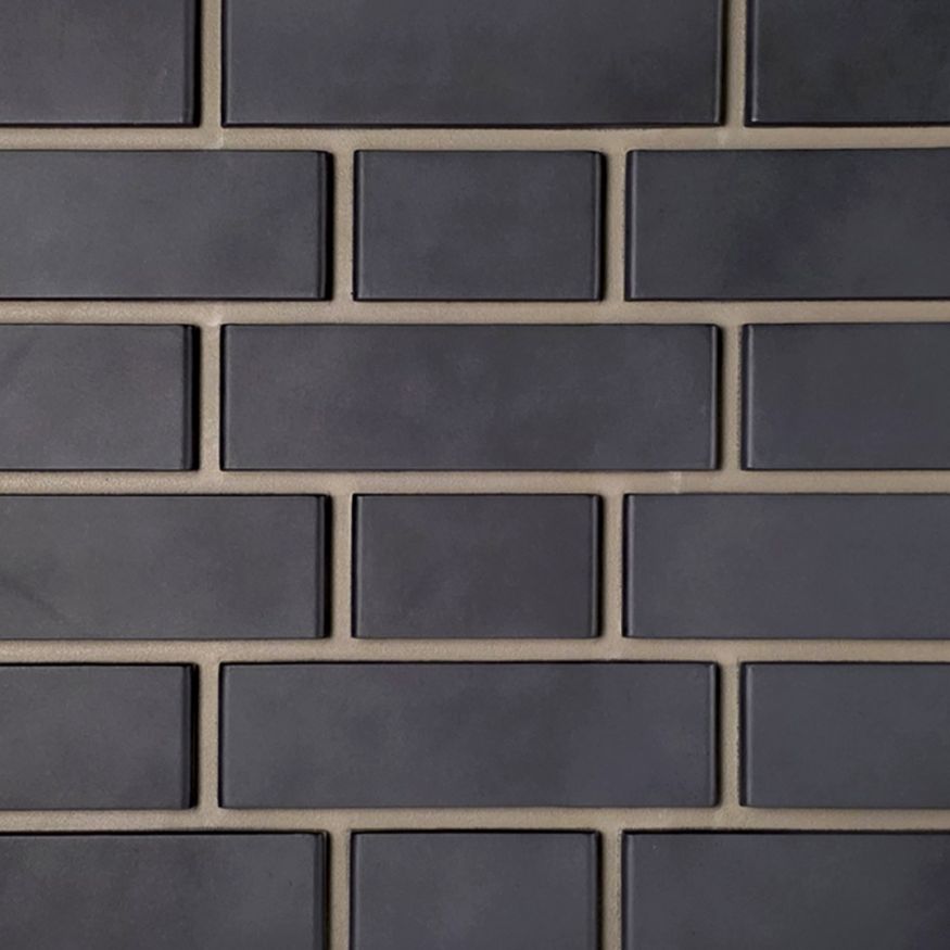 Фасадная панель FineBer, Кирпич облицовочный 3D, Мокрый асфальт купить в Новороссийске