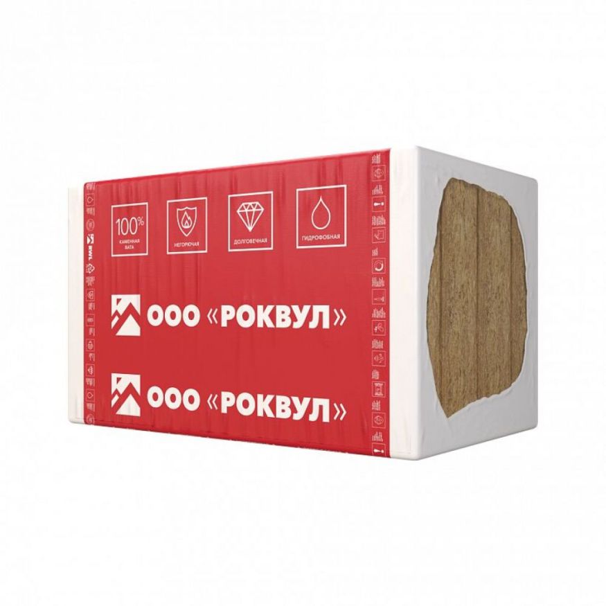 Утеплитель Rockwool ВЕНТИ БАТТС Д Оптима 150х600х1000/4шт/2.4м2/0.36м3 (16упак/палл) Rockwool купить в Новороссийске