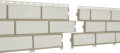 Фасадные панели Ю-Пласт, Стоун Хаус Кирпич, Белый с декорированным швом купить в Новороссийске