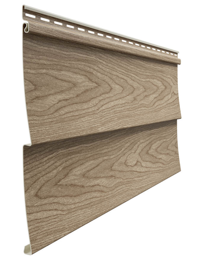 Виниловый сайдинг Docke, модель Ёлочка D5C, цвет Кедр. купить в Новороссийске