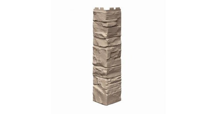 Угол наружный VOX Solid Stone Lazio светлая глина камень купить в Новороссийске