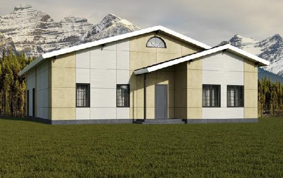 Фиброцементный сайдинг Roofas Board Wood Светлый Песчаник купить в Новороссийске