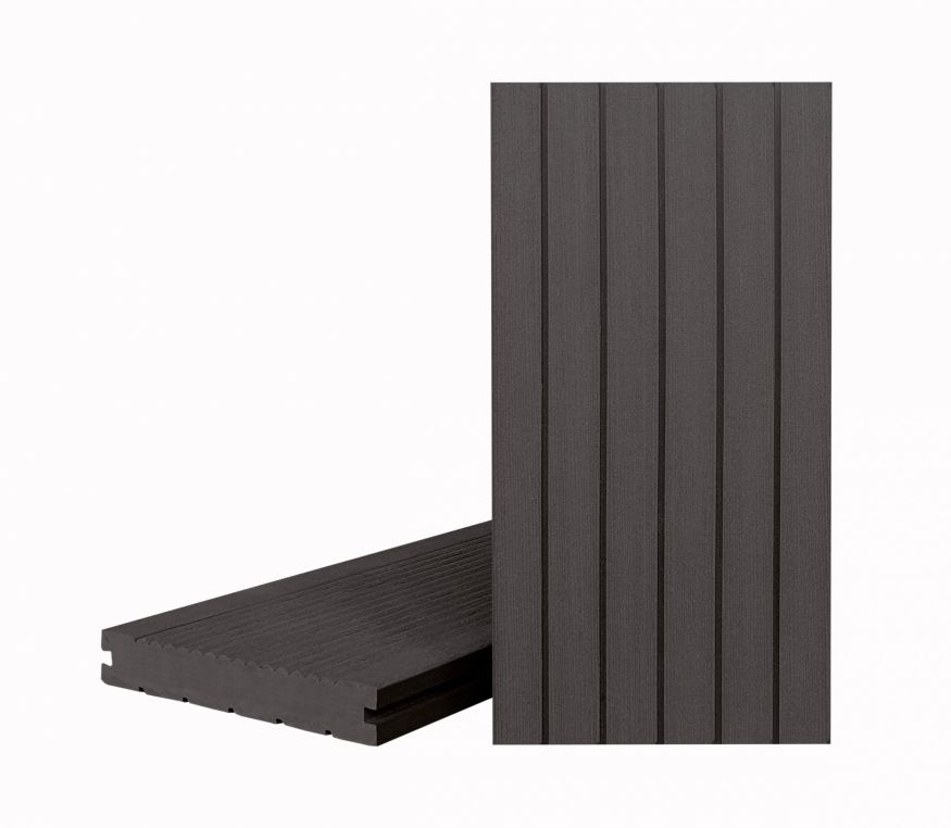 Террасная доска ДПК Terrapol Классик (Полнотелая с пазом) Чёрное дерево купить в Новороссийске