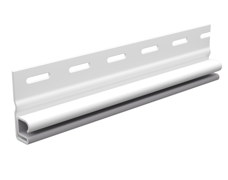 Стартовый профиль для сайдинга под камень, белый купить в Новороссийске