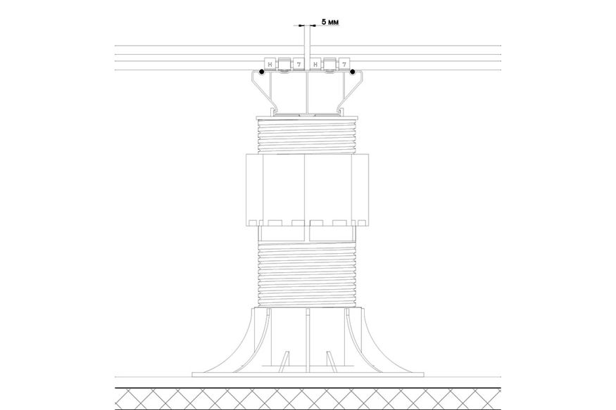 Лага Алюминий Holzhof HILST JOIST стыковочная PRO MAX купить в Новороссийске