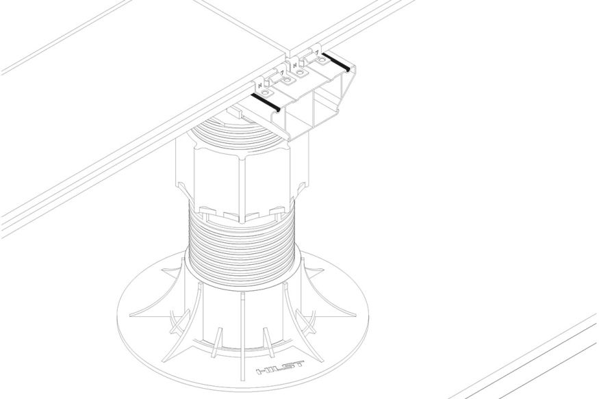 Лага Алюминий Holzhof HILST JOIST стыковочная PRO MAX купить в Новороссийске