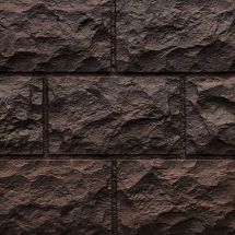 Фасадная панель FineBer Доломит, Тёмно-коричневый